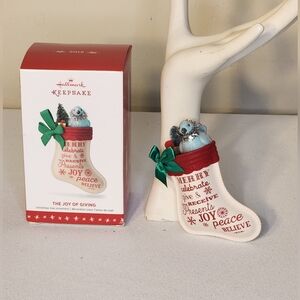 THE JOY OF GIVING Hallmark Keepsake 2016 Christmas Ornament In Box